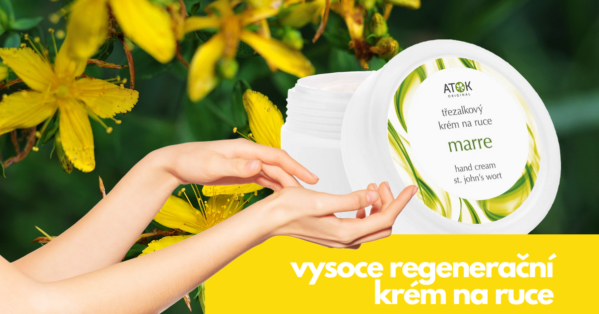 ATOK kosmetika - Marre na ruce, třezalka