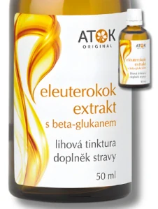 ATOK Eleuterokok-extrakt s beta-glukanem 50ml