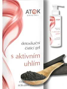 ATOK Detoxikační čisticí gel s aktivním uhlím 150ml