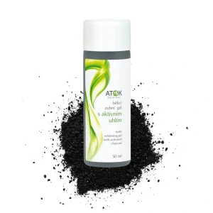 ATOK Bělicí zubní gel s aktivním uhlím 50ml