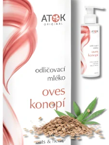 ATOK Odličovací mléko Oves-konopí 150ml
