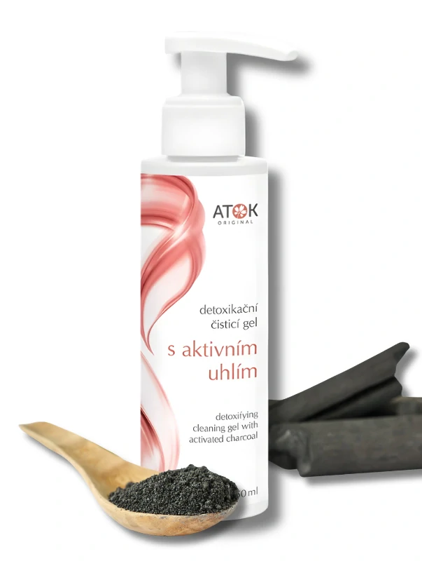 ATOK Detoxikační čisticí gel s aktivním uhlím 150ml