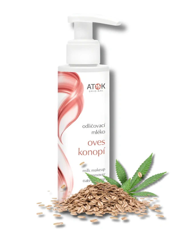 ATOK Odličovací mléko Oves-konopí 150ml