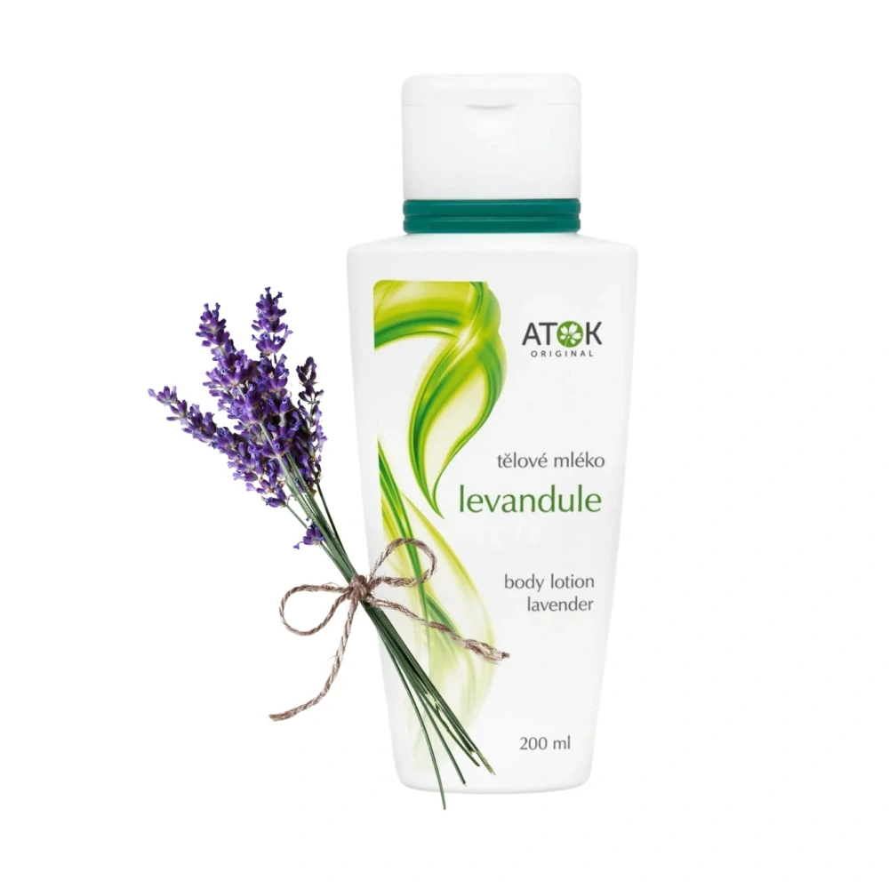 ATOK Tělové mléko Levandule 200ml