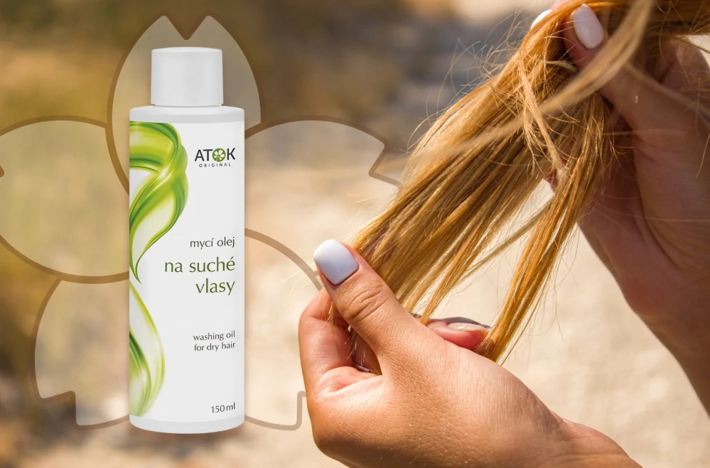 ATOK Mycí olej na suché vlasy 150ml