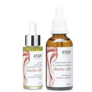 ATOK Pečující pleťový olej při rozšířených žilkách Dianta OF6