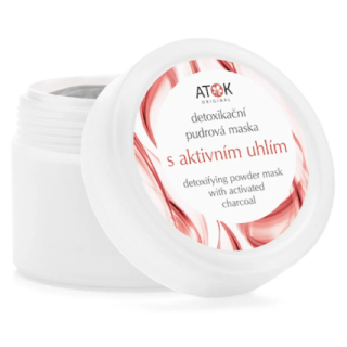 ATOK Detoxikační pudrová maska s aktivním uhlím 100ml/40g