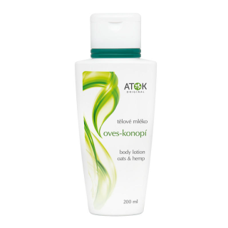 ATOK Tělové mléko Oves-konopí 200 ml